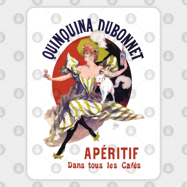 Quinquina Dubonnet Apertif (1895) Magnet by ranxerox79